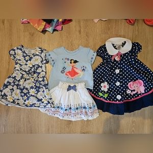 7.  girls summer clothes 24m 2t 3t